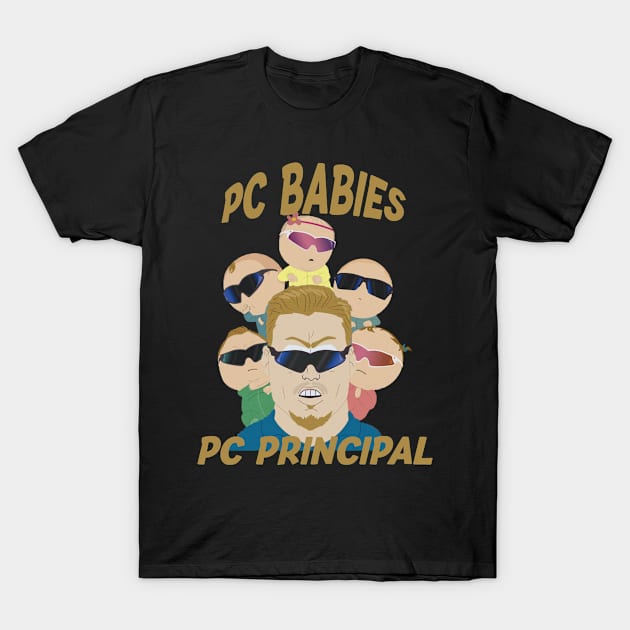 PC Principal and PC Babies | South Park T-Shirt by South Park | T-Shirt